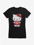 Hello Kitty Heart Girls T-Shirt, BLACK, hi-res