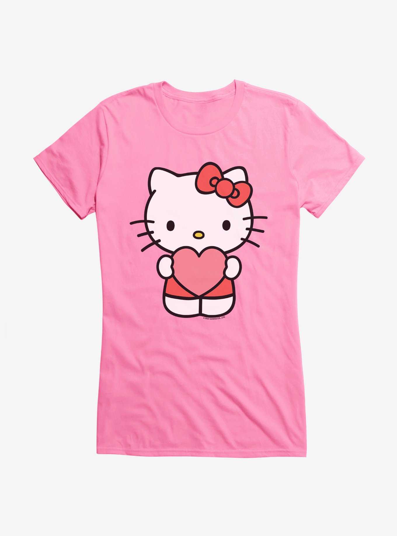 Hello Kitty Heart Girls T-Shirt, CHARITY PINK, hi-res