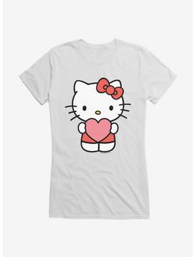 Hello Kitty Pumpkin Spice Heart Girls T-Shirt, , hi-res