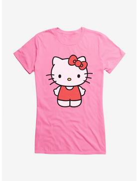 Hello Kitty Pumpkin Spice Outfit Girls T-Shirt, CHARITY PINK, hi-res