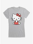 Hello Kitty Sitting Girls T-Shirt, HEATHER, hi-res