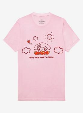 Sanrio My Melody Strawberry Tonal T-Shirt - BoxLunch Exclusive