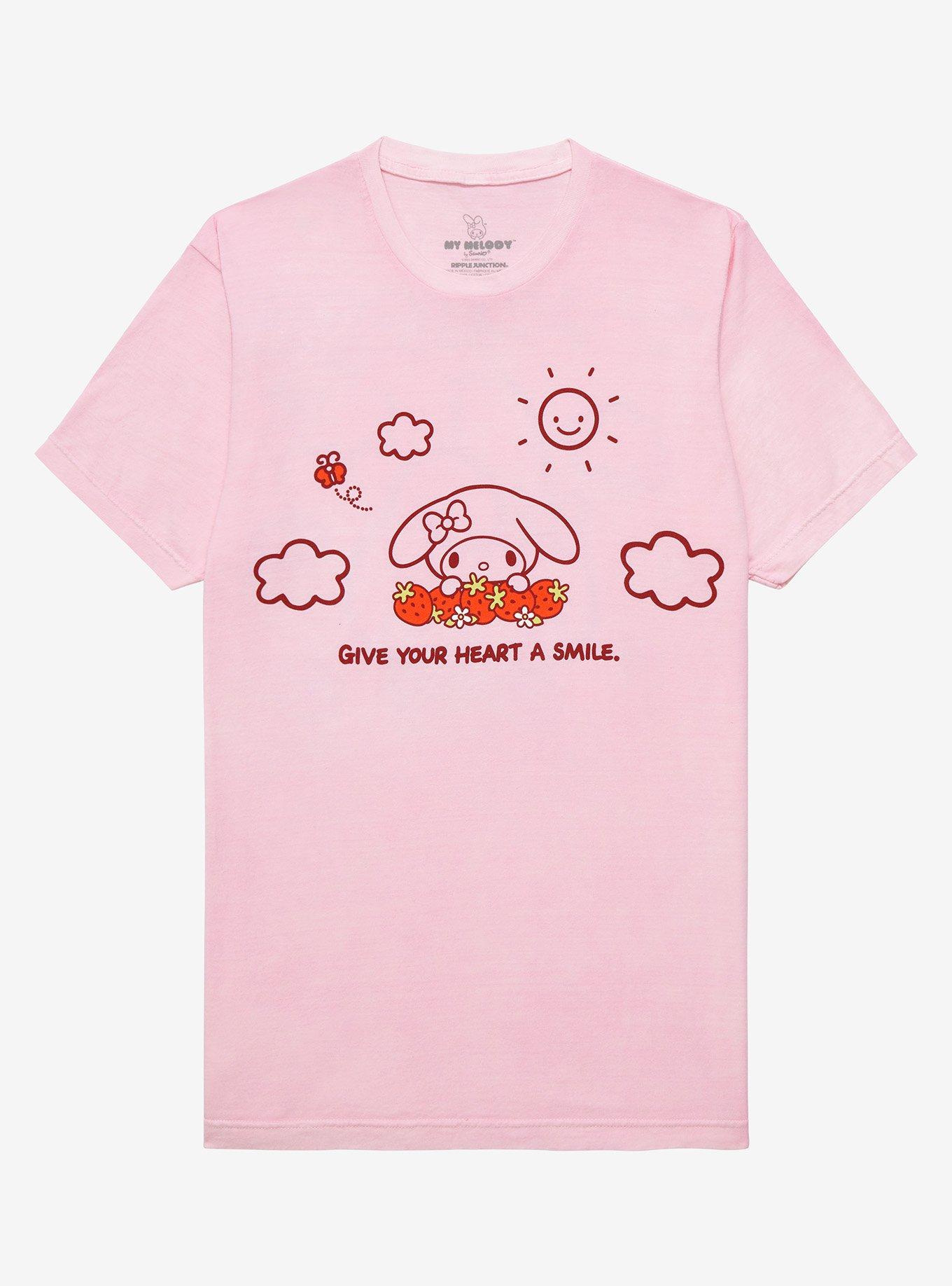 Sanrio My Melody Strawberry Tonal T-Shirt - BoxLunch Exclusive | BoxLunch