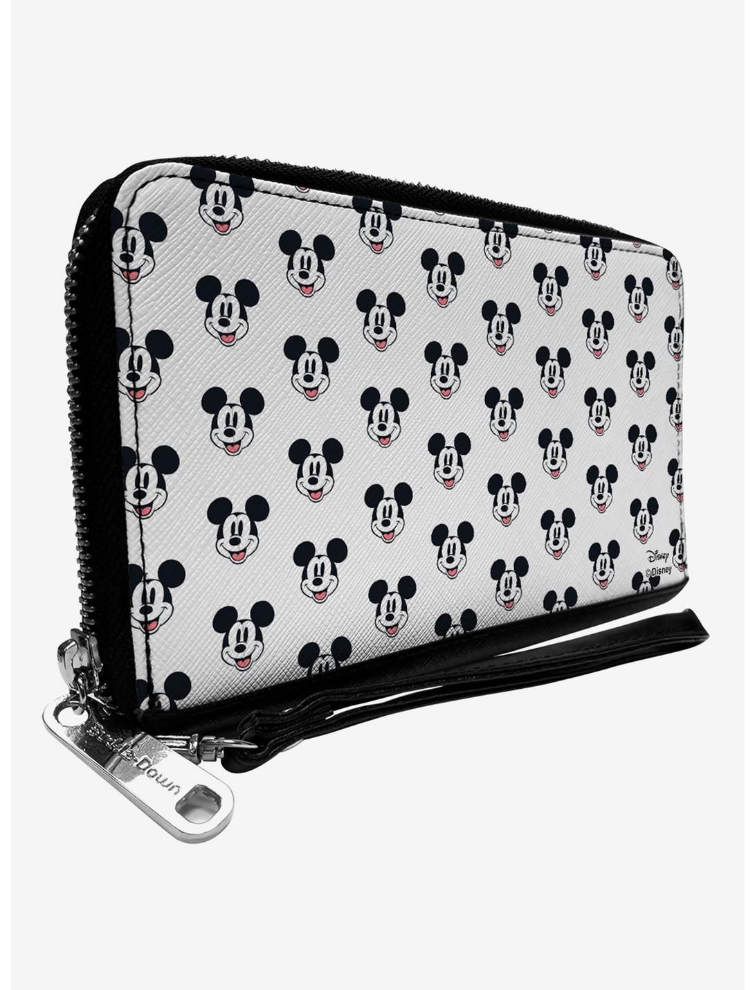 Disney Mickey Mouse Smiling Zip Wallet, , hi-res