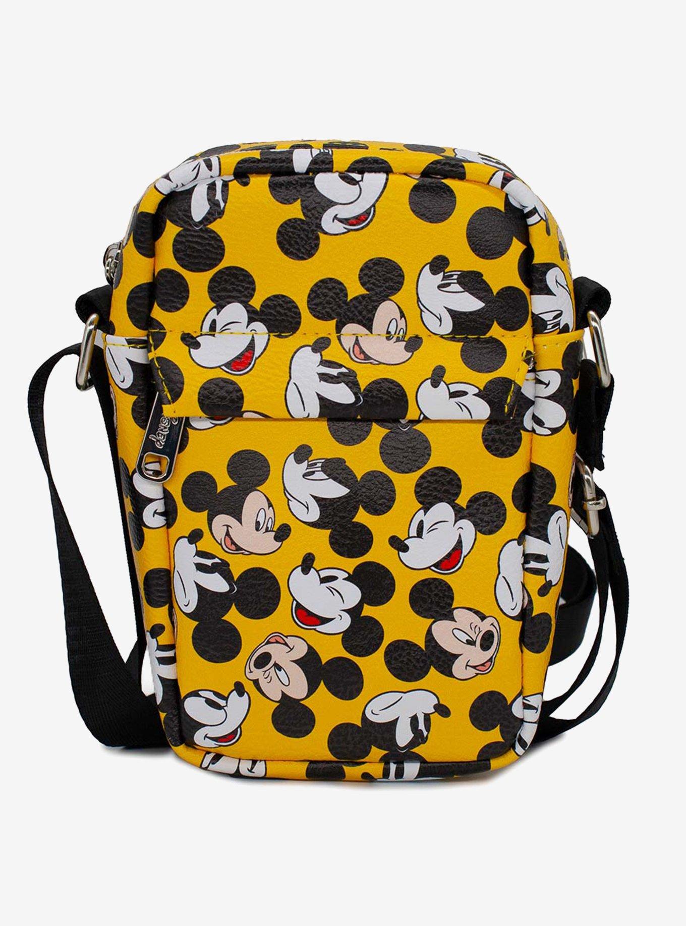 Disney Mickey Mouse Through the Years Vegan Leather Crossbody Bag