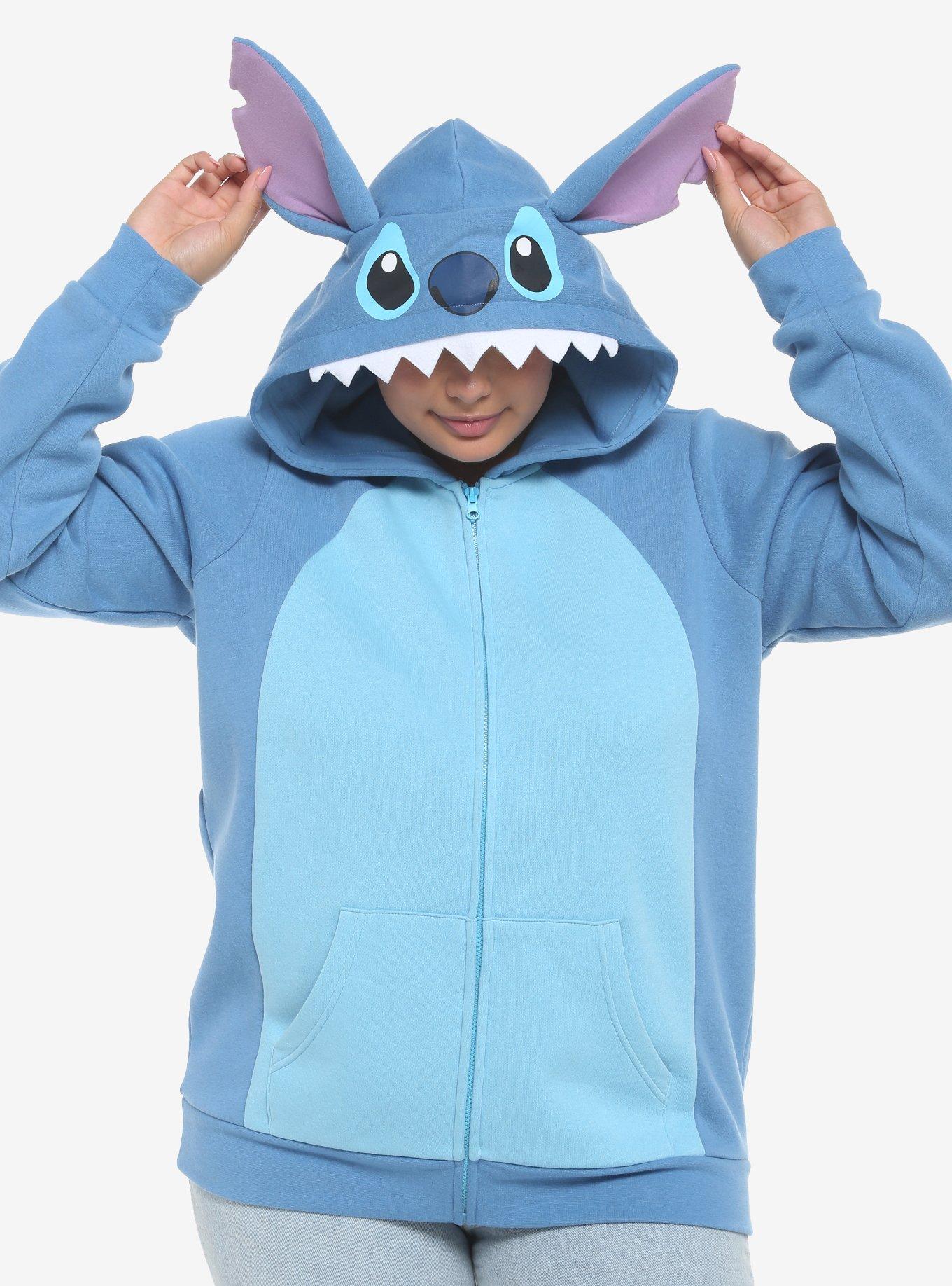 Disney Lilo & Stich Ears Girls Hoodie Plus Size