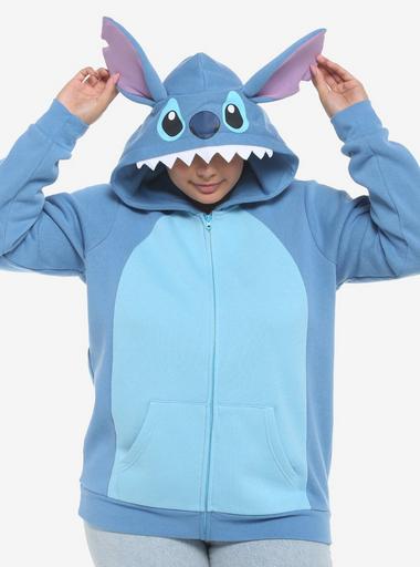 Lilo and stitch shop hoodie with ears