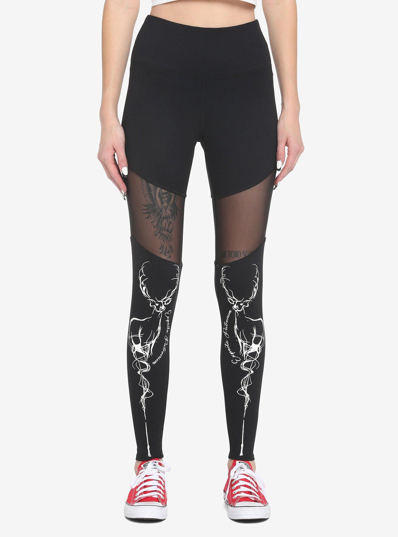 Harry Potter Patronus Spell Mesh Leggings