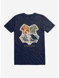 Harry Potter Hogwarts Animals Shield T-Shirt, MIDNIGHT NAVY, hi-res