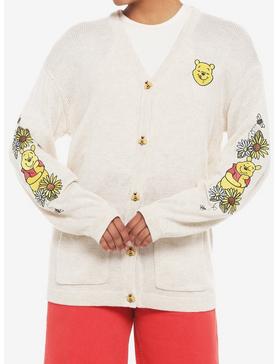 Disney Winnie The Pooh Embroidered Oversized Girls Cardigan, , hi-res
