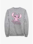 Disney Lilo & Stitch Cute & Fluffy Angel Sweatshirt, ATH HTR, hi-res