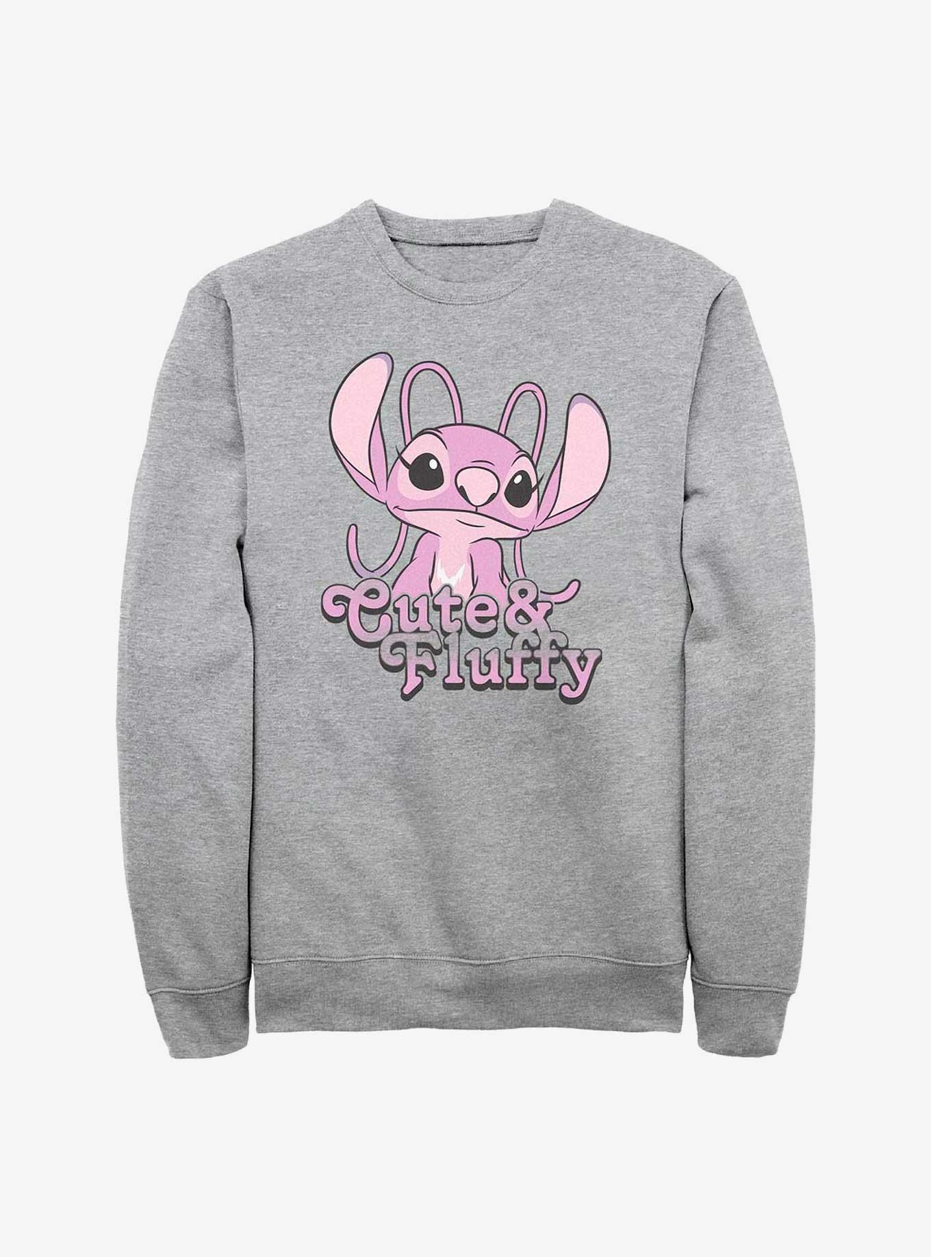 Disney Lilo & Stitch Cute & Fluffy Angel Sweatshirt, , hi-res