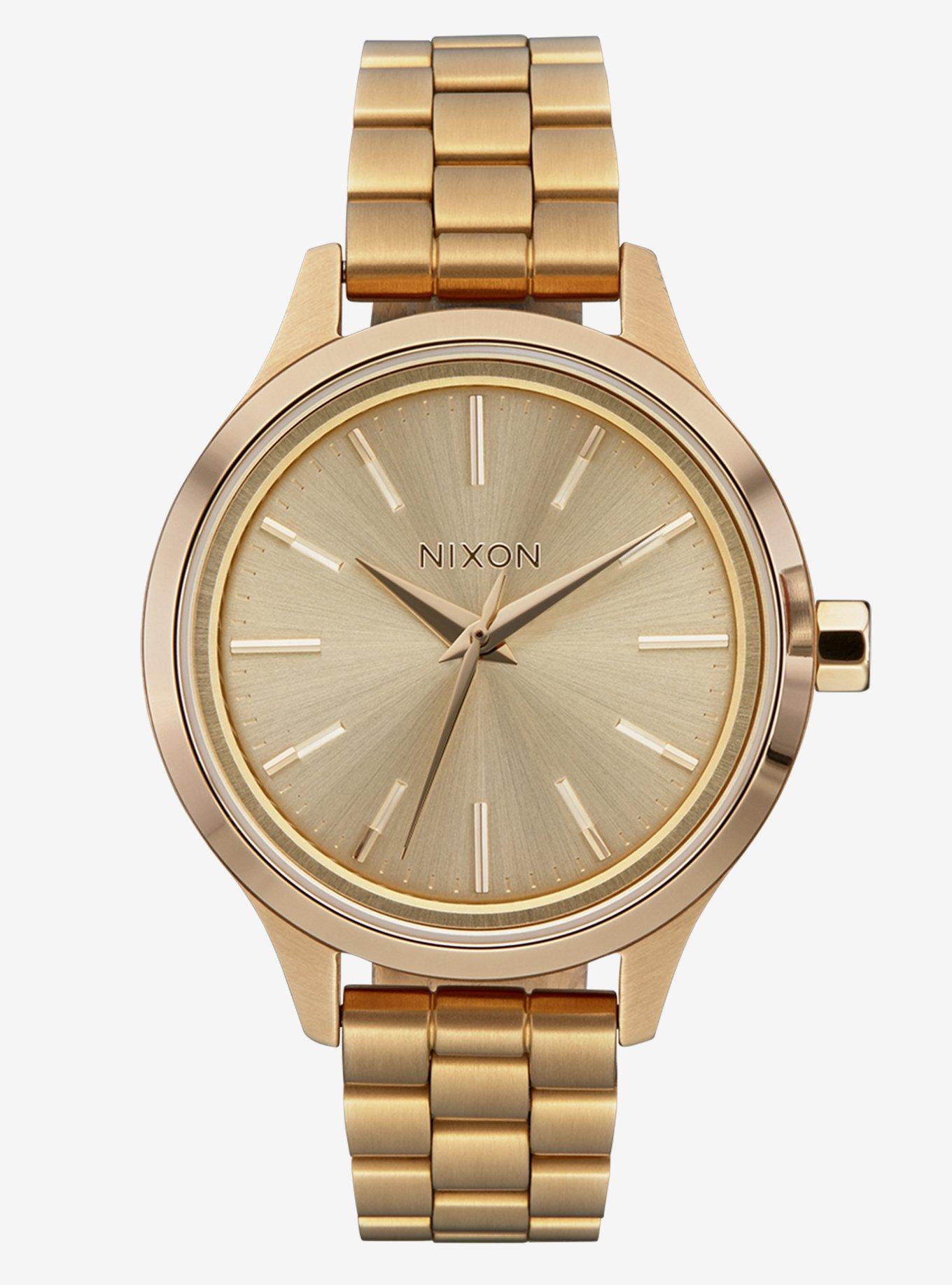 Nixon Optimist All Light Gold Watch, , hi-res