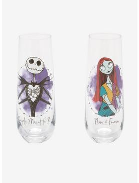 The Nightmare Before Christmas Jack & Sally Stemless Glass Set, , hi-res