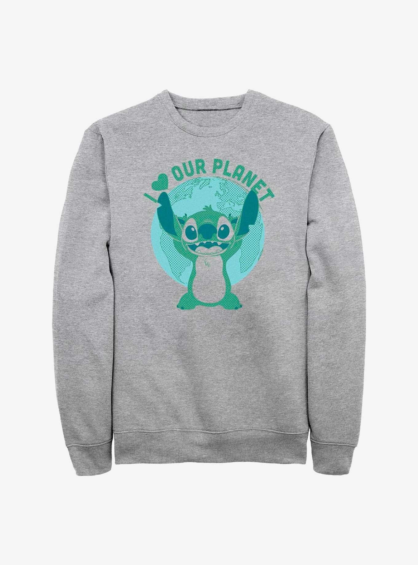 Disney Lilo & Stitch I Love Our Planet Sweatshirt, , hi-res