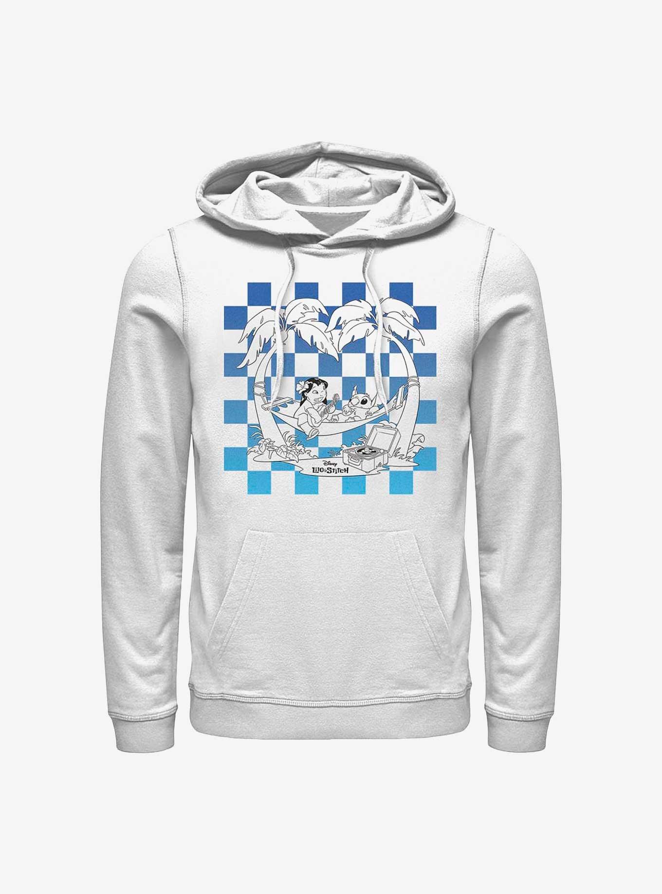 Disney Lilo & Stitch Duo Checkered Hoodie, , hi-res