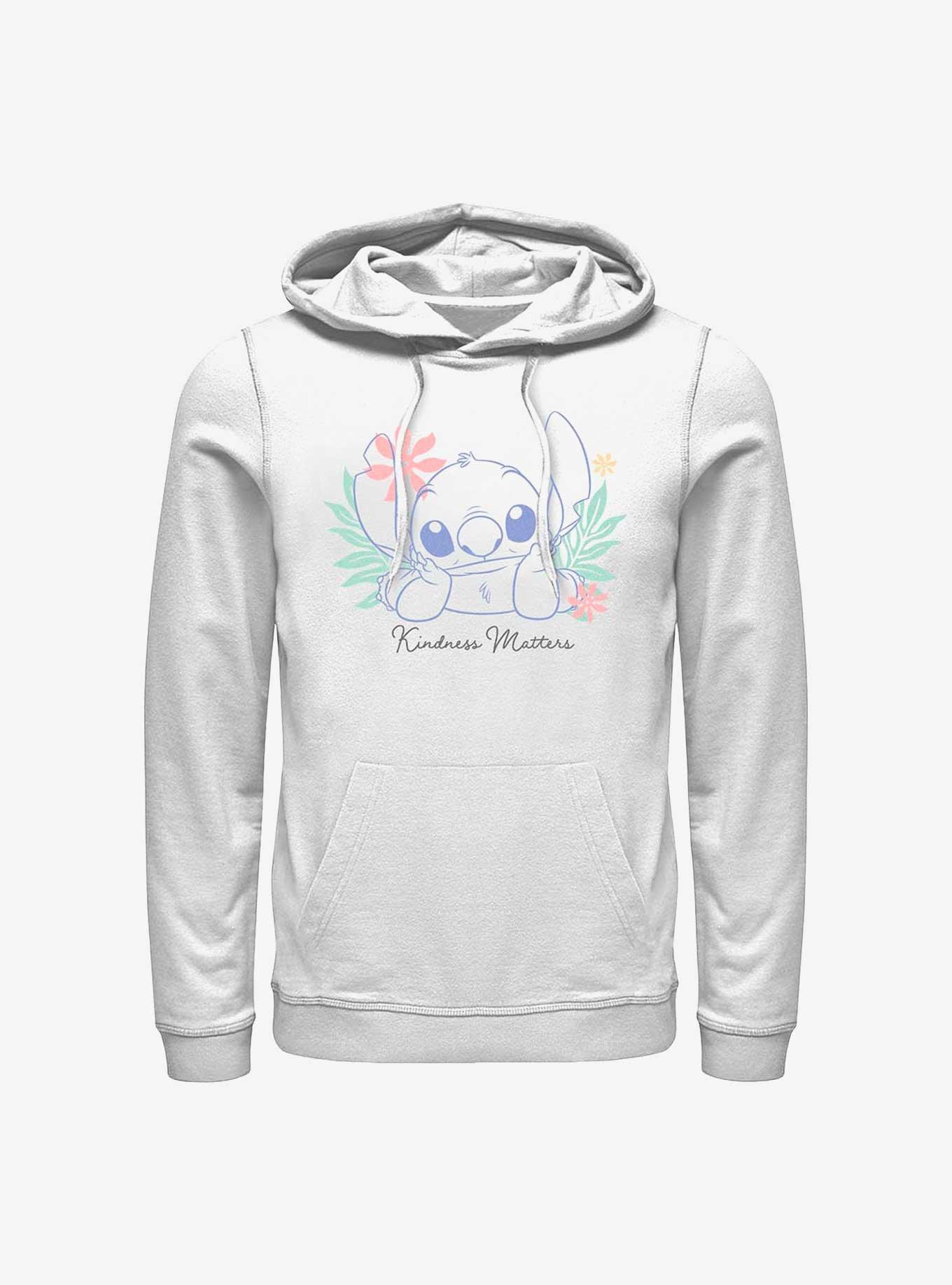 Disney Lilo & Stitch Kindness Matters Hoodie, WHITE, hi-res