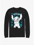 Disney Lilo & Stitch Angry Long-Sleeve T-Shirt, BLACK, hi-res