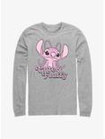 Disney Lilo & Stitch Cute & Fluffy Angel Long-Sleeve T-Shirt, ATH HTR, hi-res