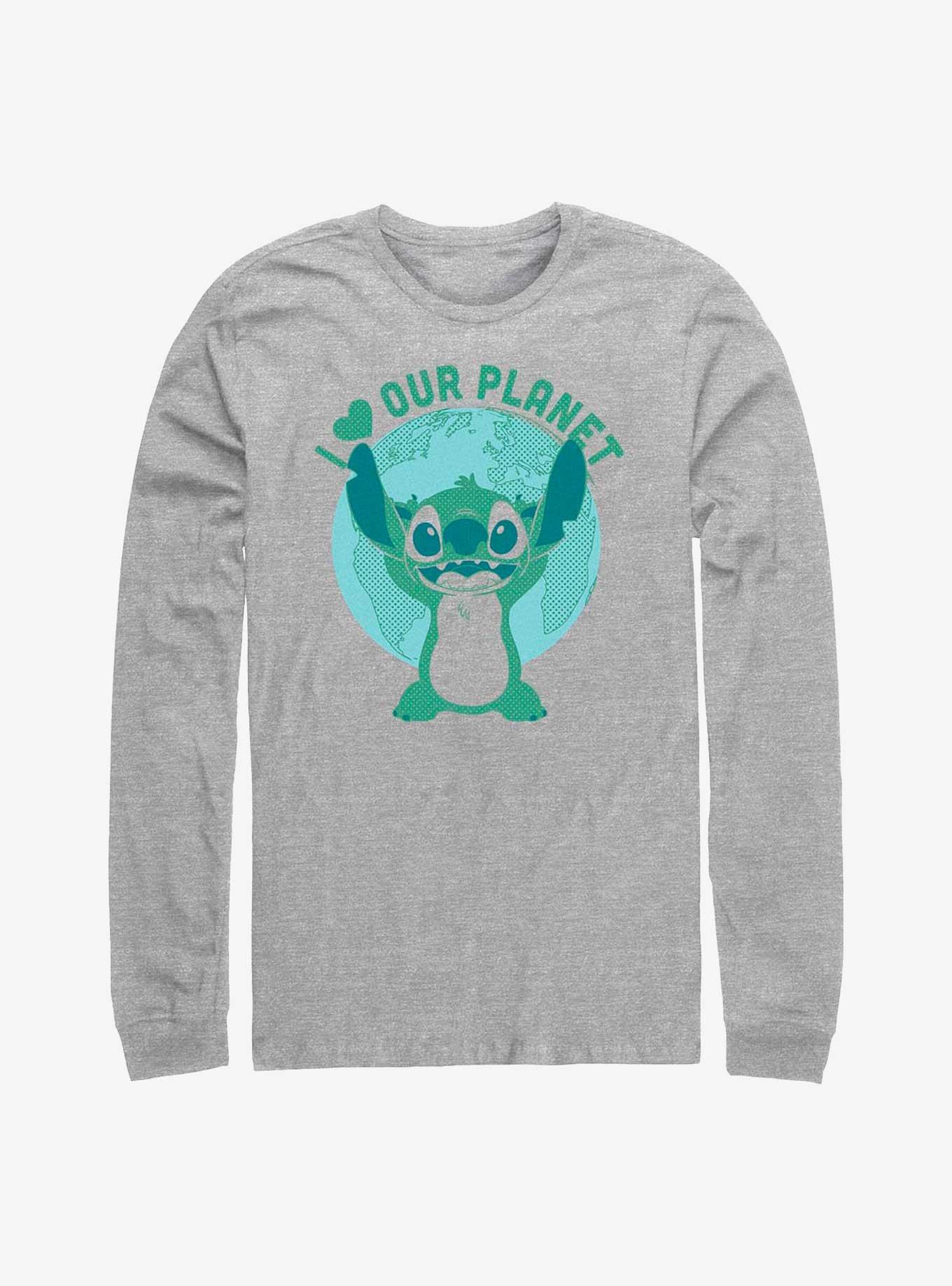 Disney Lilo & Stitch I Love Our Planet Long-Sleeve T-Shirt, , hi-res