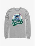 Disney Lilo & Stitch Lucky Rainbow Long-Sleeve T-Shirt, ATH HTR, hi-res