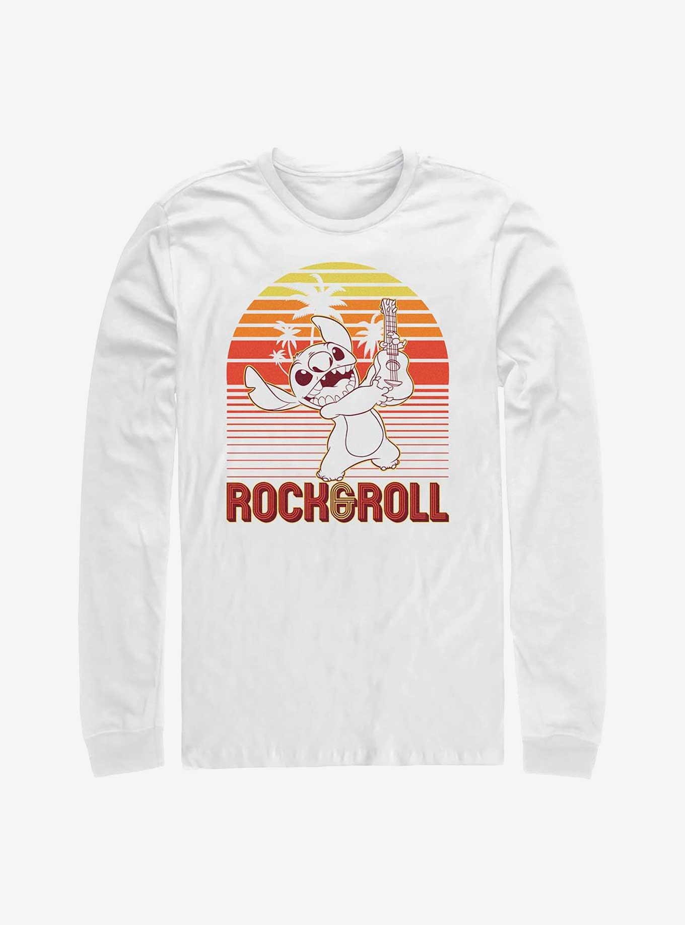 Disney Lilo & Stitch Rock And Roll Stitch Long-Sleeve T-Shirt, , hi-res