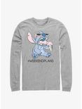 Disney Lilo & Stitch Weekend Plans Long-Sleeve T-Shirt, ATH HTR, hi-res