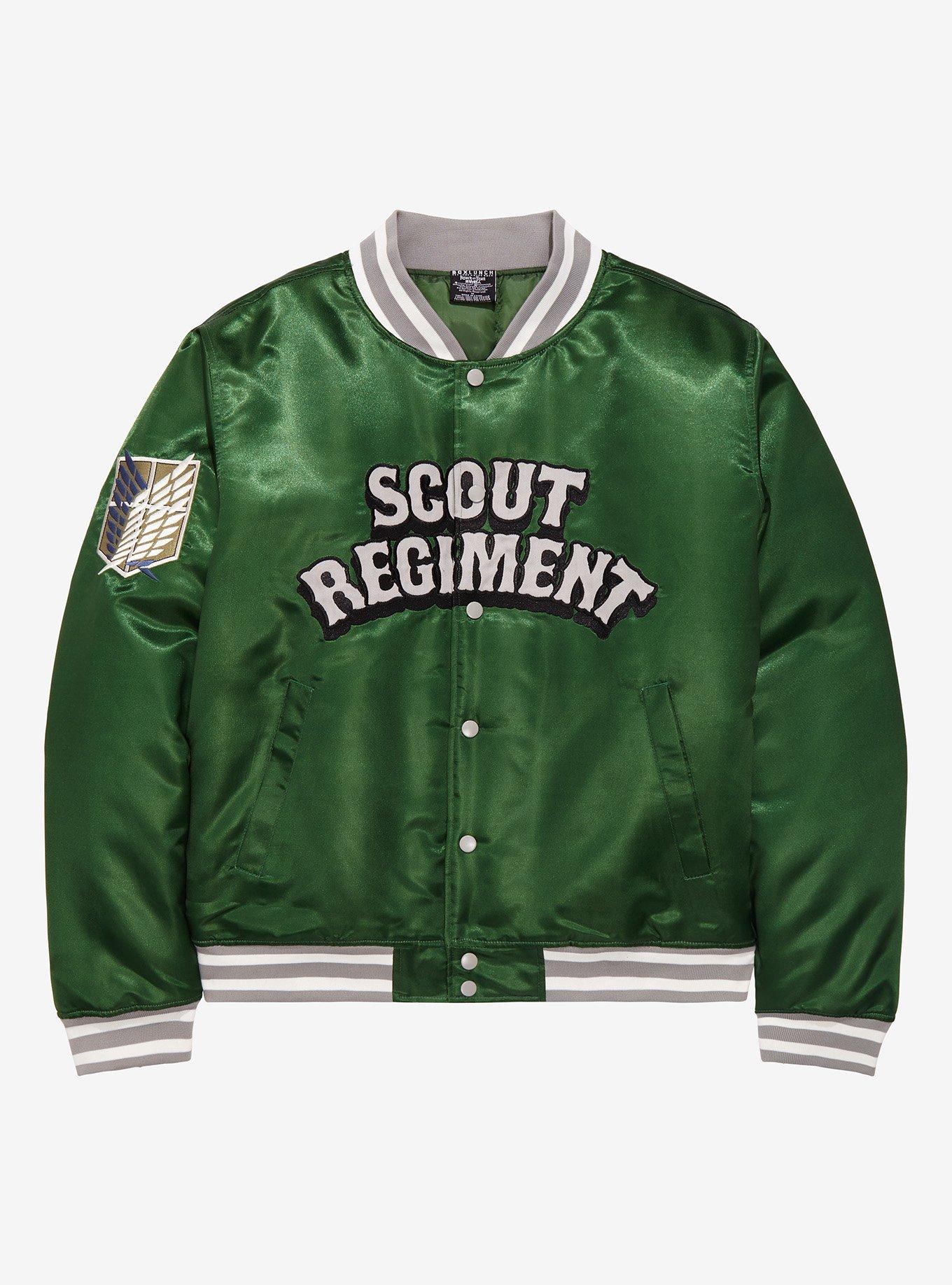 Green Varsity bomber jacket with lettering - Buy Online