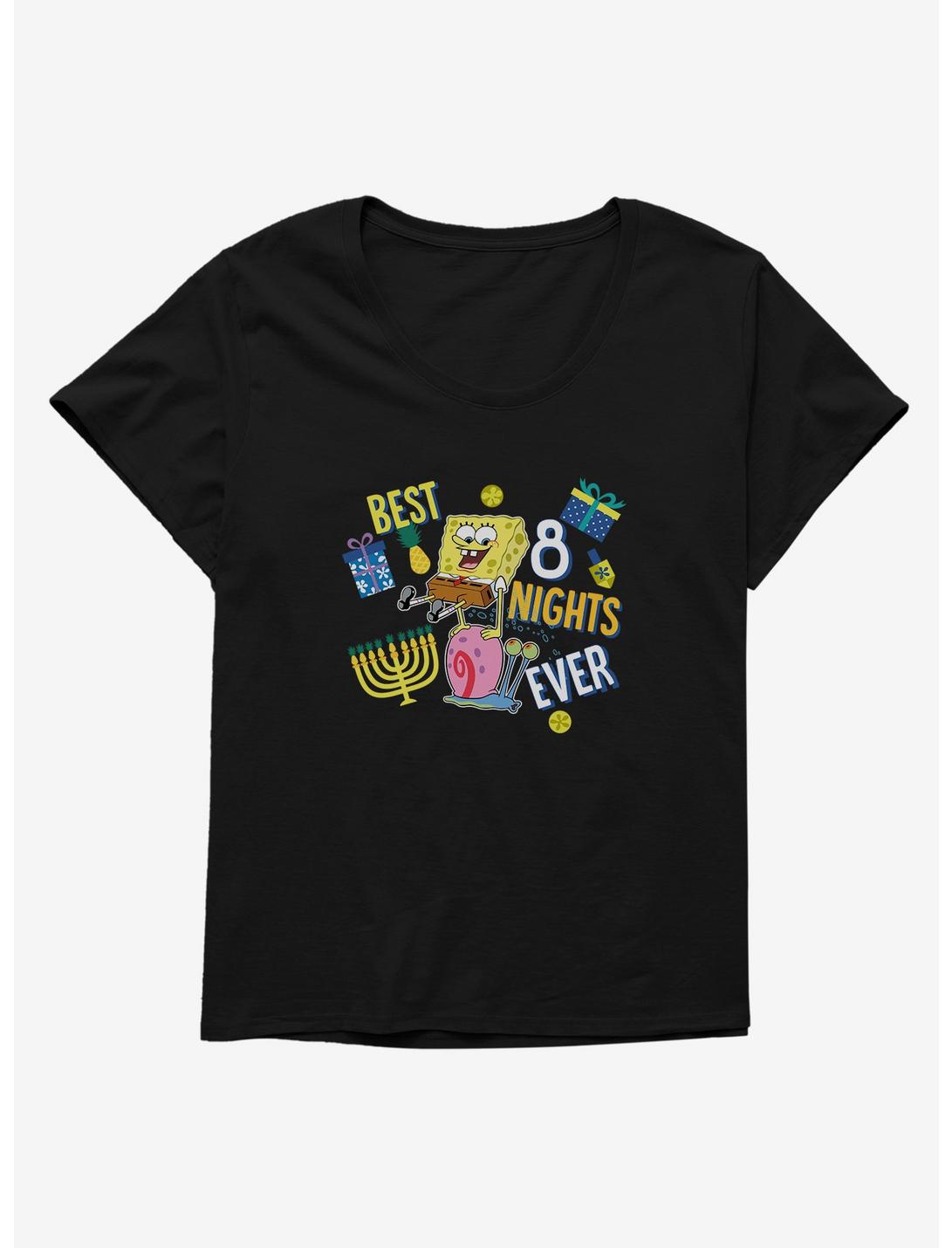 SpongeBob SquarePants Best 8 Nights Ever Womens T-Shirt Plus Size, , hi-res
