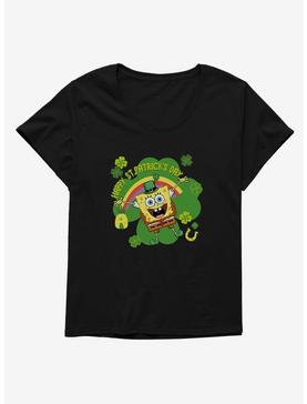 SpongeBob SquarePants Happy St. Patrick's Day Womens T-Shirt Plus Size, , hi-res
