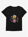 SpongeBob SquarePants Valentine Conversation Hearts Womens T-Shirt Plus Size, , hi-res