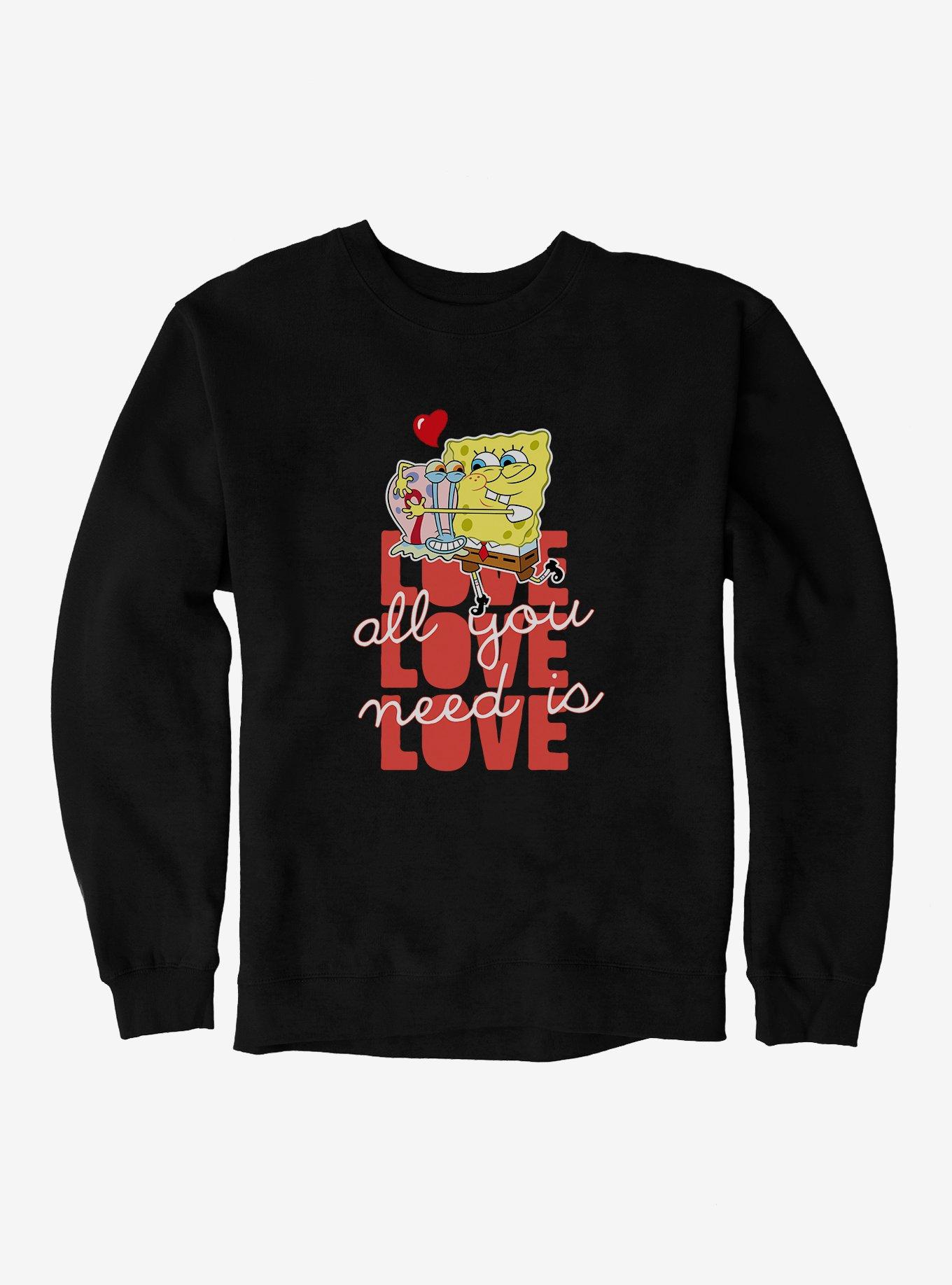 SpongeBob SquarePants All You Need Is Love Sweatshirt, , hi-res