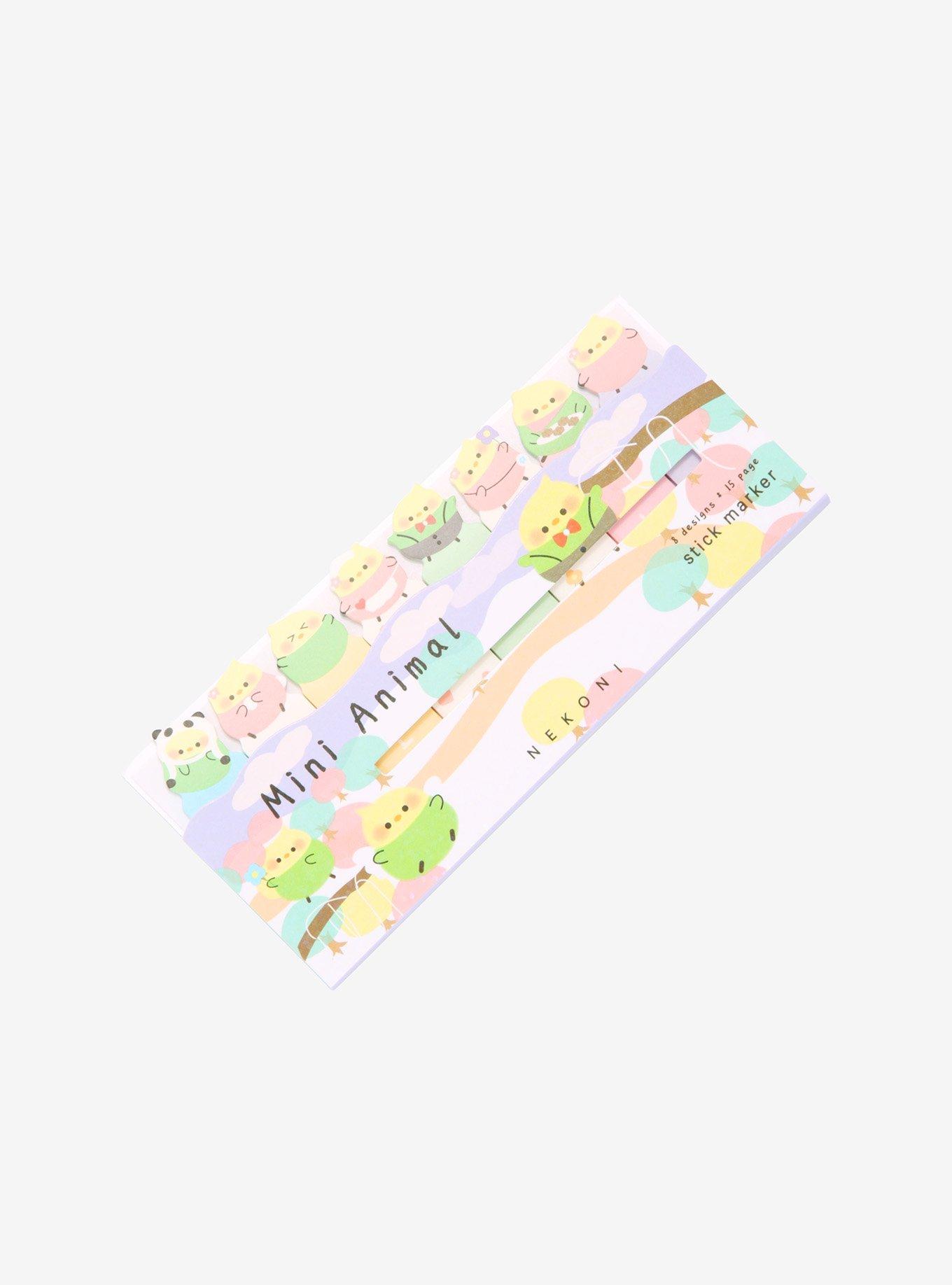 Nekoni Kawaii Chick Sticky Tabs, , hi-res
