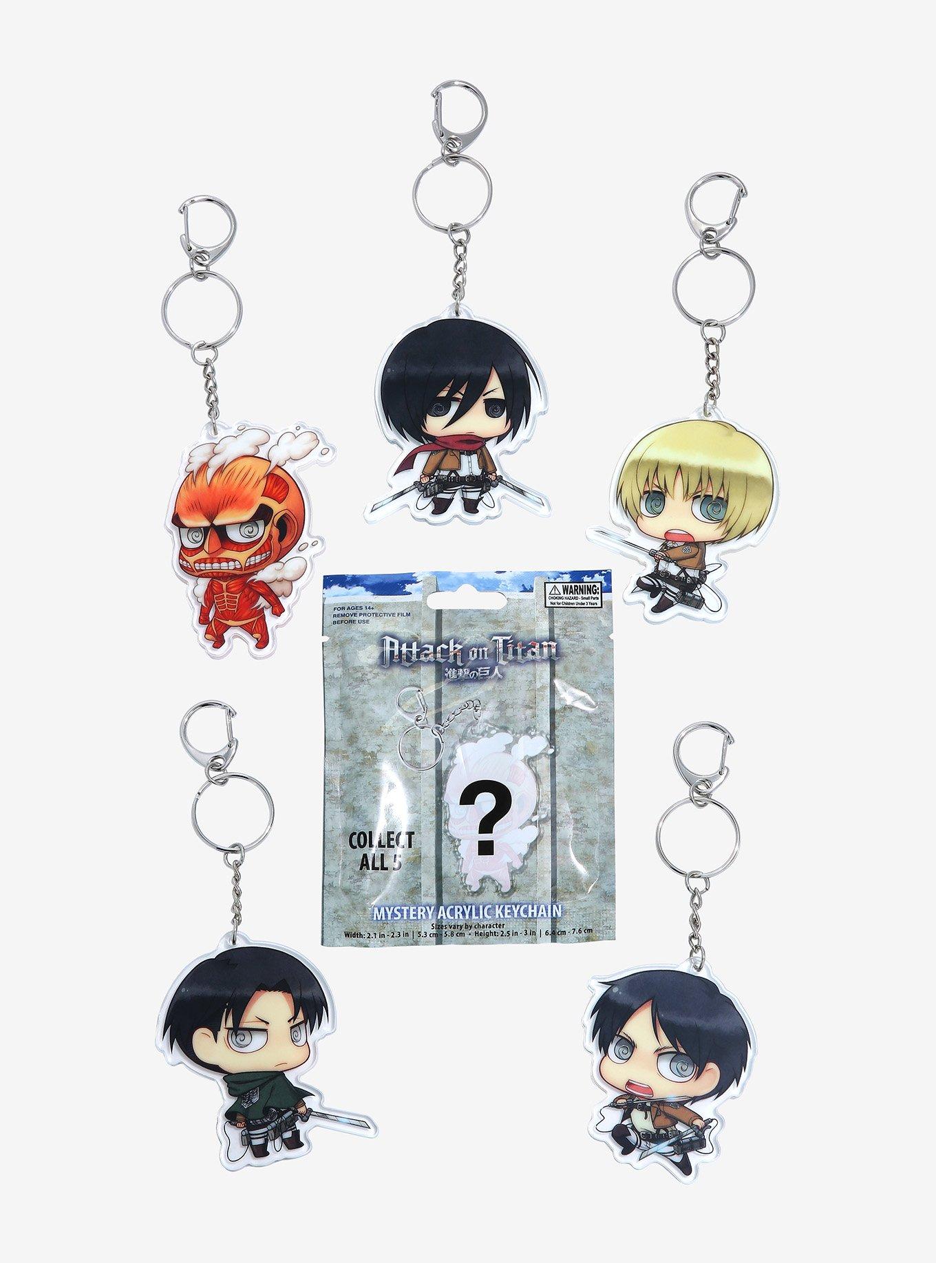 Attack On Titan Chibi Blind Bag Key Chain, , hi-res