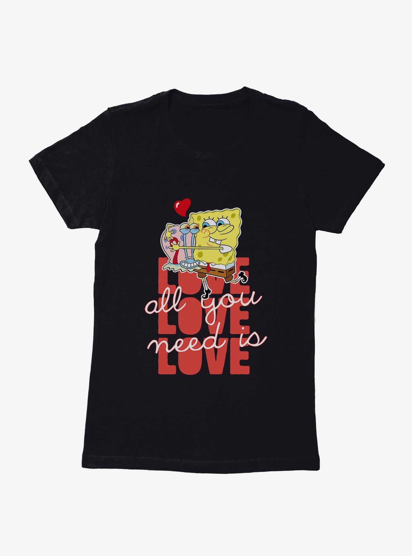 SpongeBob SquarePants All You Need Is Love Womens T-Shirt, , hi-res