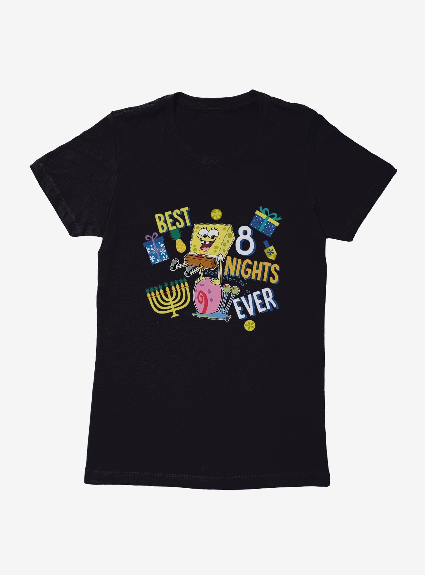 Spongebob Squarepants Best 8 Nights Ever Womens T Shirt Boxlunch 0057