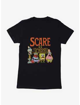 SpongeBob SquarePants Scare Or Be Scared Womens T-Shirt, , hi-res