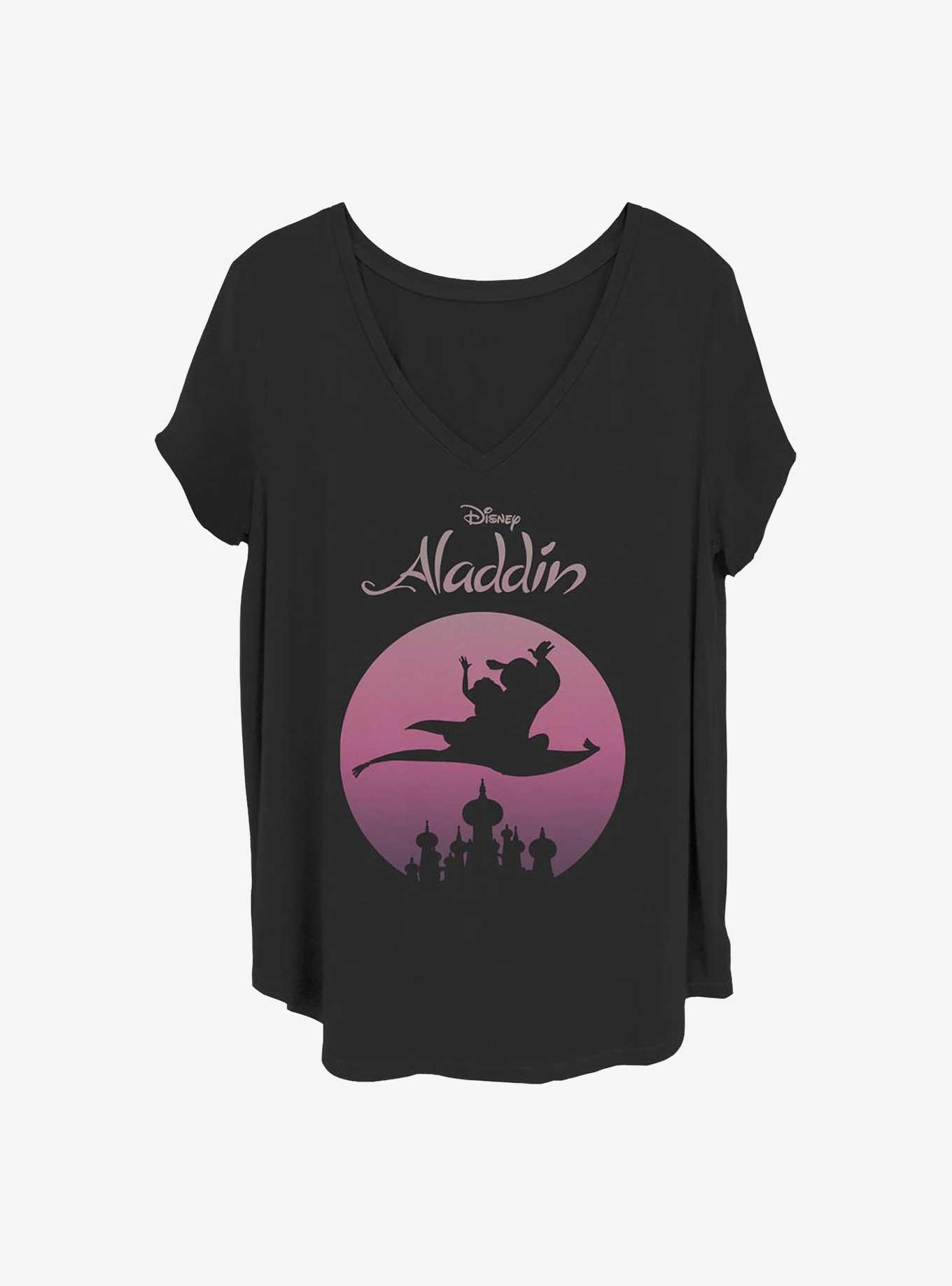 Disney Aladdin Flying High Girls T-Shirt Plus Size