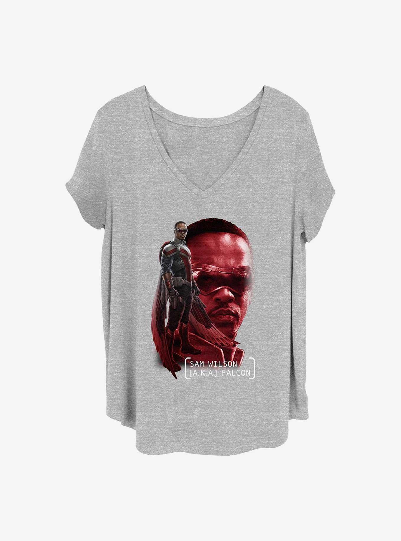 Marvel The Falcon and the Winter Soldier A Heros Journey Girls T-Shirt Plus Size