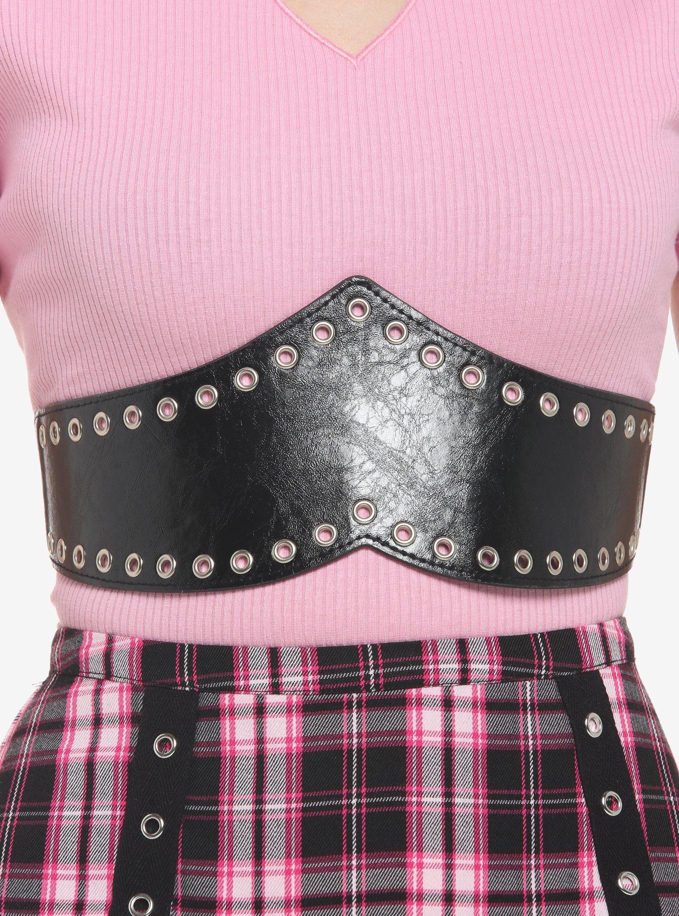 Black Grommet Corset Hot Topic