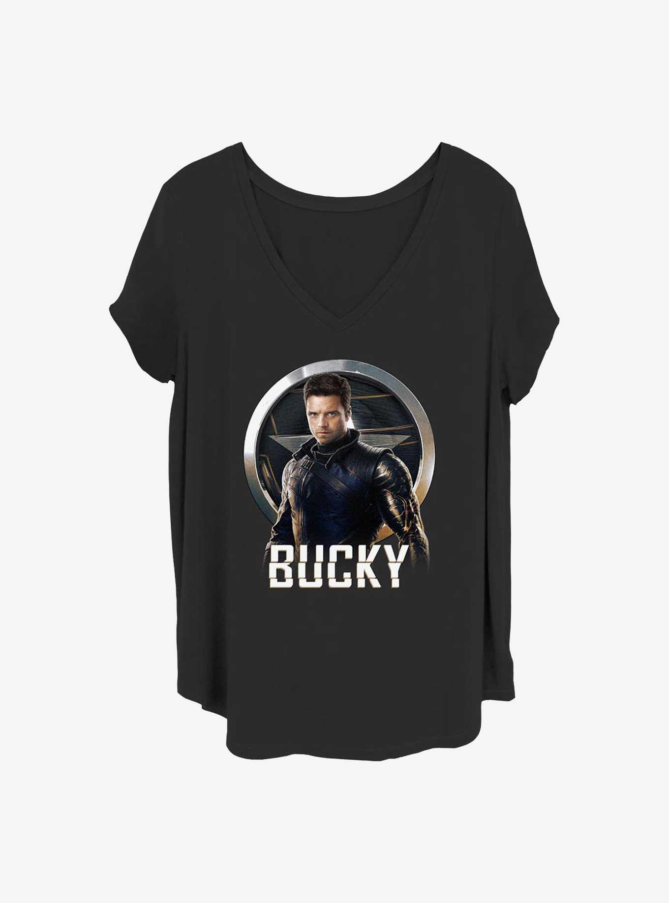 Marvel The Falcon and the Winter Soldier Bucky Girls T-Shirt Plus Size, , hi-res