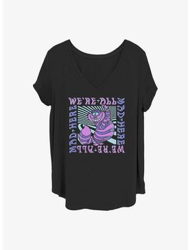 Disney Alice In Wonderland Mad Here Trip Girls T-Shirt Plus Size, , hi-res