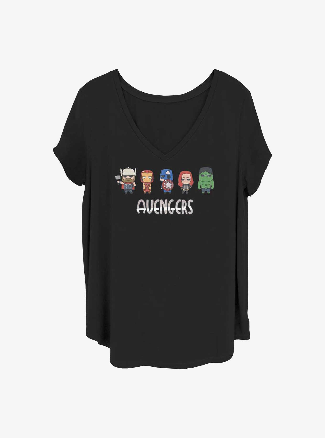 Marvel The Avengers Doodle Avengers Girls T-Shirt Plus Size, , hi-res