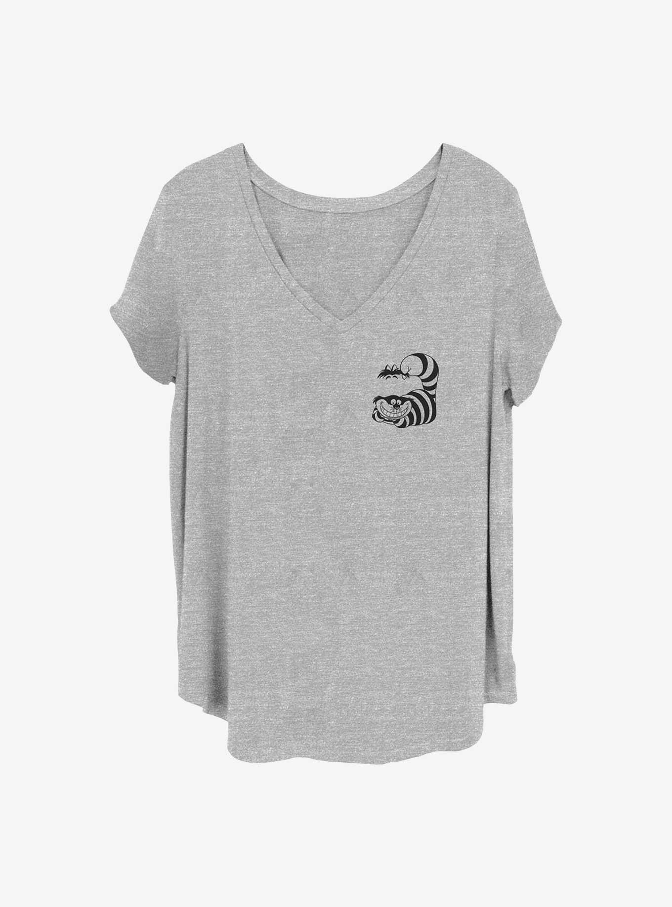 Disney Alice In Wonderland Vintage Line Cheshire Girls T-Shirt Plus Size