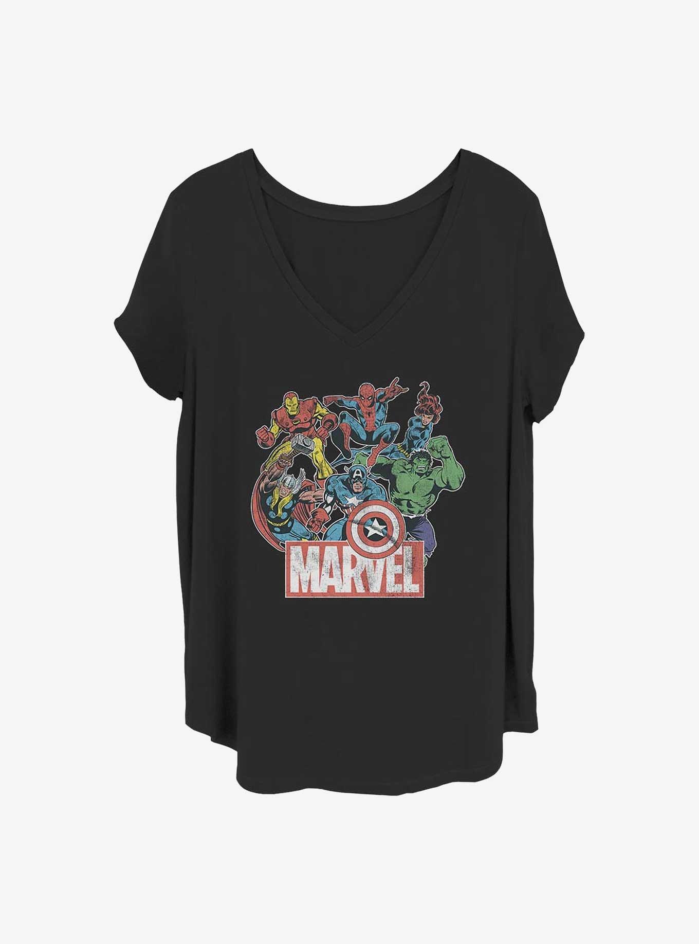 Marvel The Avengers Heroes Of Today Girls T-Shirt Plus Size, , hi-res