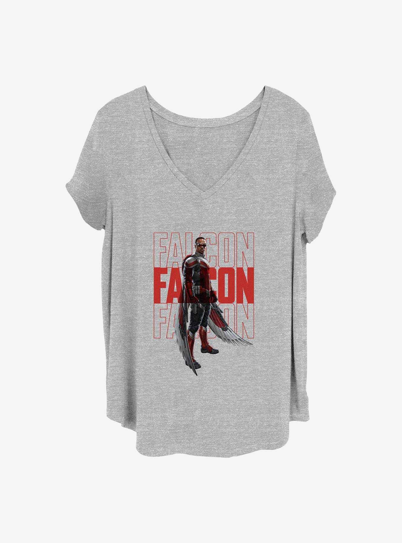 Marvel The Falcon and the Winter Soldier Falcon Girls T-Shirt Plus Size, , hi-res
