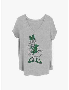 Disney Daisy Duck Pine Green Daisy Girls T-Shirt Plus Size, , hi-res