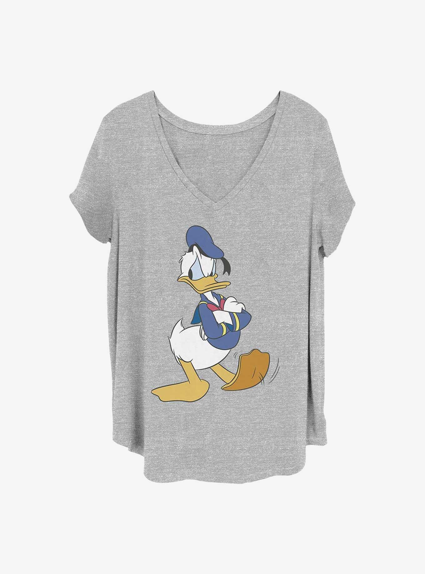Disney Donald Duck Classic Donald Girls T-Shirt Plus Size, HEATHER GR, hi-res