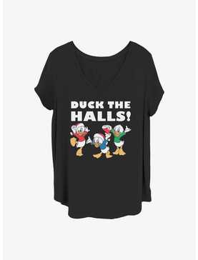 Disney Donald Duck Duck The Halls Girls T-Shirt Plus Size, , hi-res