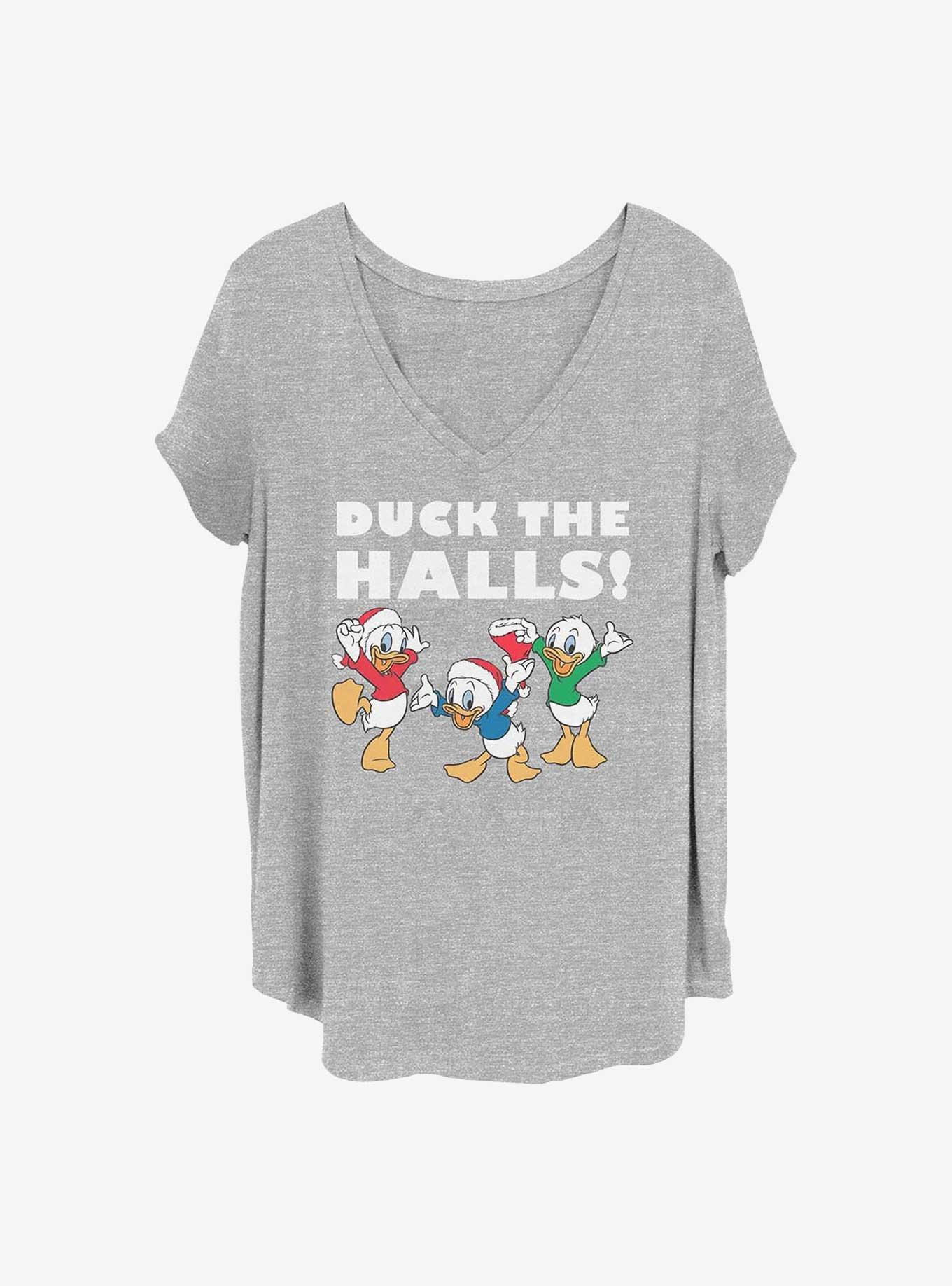 Disney Donald Duck Duck The Halls Girls T-Shirt Plus Size, , hi-res